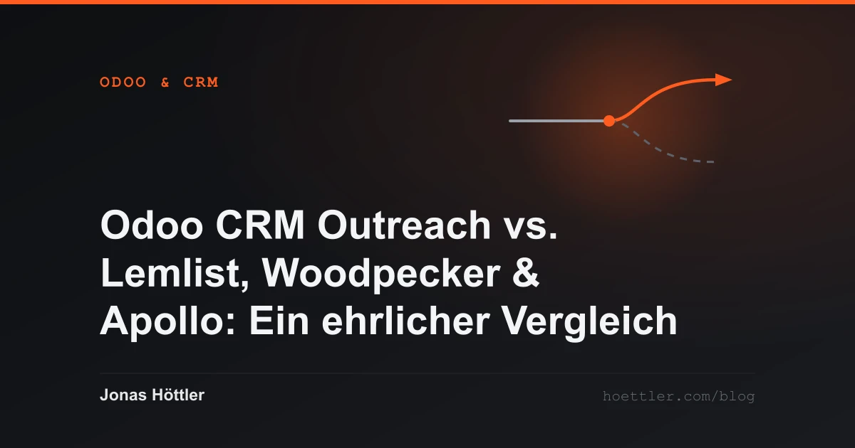 Ein Pfad, der sich teilt, nur ein Ast wird weitergeführt als Titelbild zum Artikel „Odoo CRM Outreach vs. Lemlist, Woodpecker & Apollo: Ein ehrlicher Vergleich“
