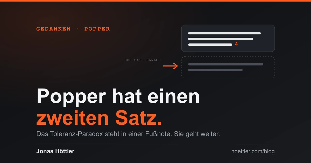 Ein Zitat-Kärtchen mit Fußnotenzeichen, darunter ein zweiter, ausgegrauter Satz, an dessen Anfang ein oranger Pfeil zeigt.